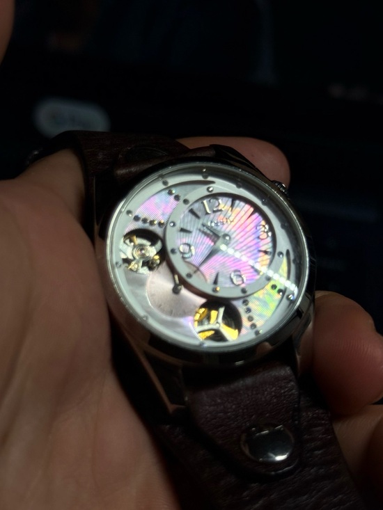 Fossil Tan Genuine Leather Strap with Silver Rivets main image 5